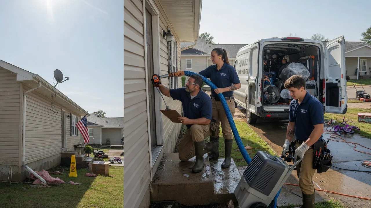 Ceiling Water Damage Restoration in Llano, NM near me